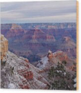 Grand Canyon Morning Panorama Wood Print