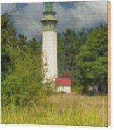 Grays Harbor Lighthouse, Washington, Usa Wood Print