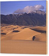 Great Sand Dunes Wood Print