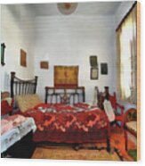 Greek House Traditional Bedroom Wood Print