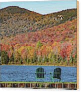 Groton State Forest And Seyon Pond Wood Print