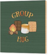 Group Hug Wood Print