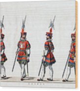 Guard, Costume Design For Shakespeares Wood Print