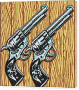 Guns Wood Print