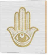 Hamsa I Wood Print