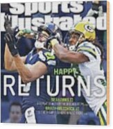 Happy Returns Seahawks Ii, Brady-belichick Vi Sports Illustrated Cover Wood Print