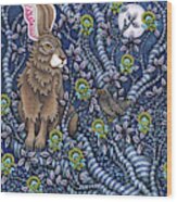 Hare Tapestree 3 Wood Print