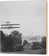 Harry Atwood Landing At The White House Wood Print