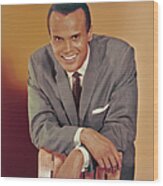 Harry Belafonte Portrait Wood Print