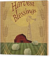 Harvest Blessings Wood Print