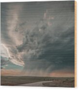 Hay Springs Ne Supercell Wood Print