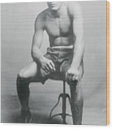 Heavyweight Champion James Tut Jackson Wood Print