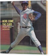 Here Come The Cubs Ferguson Jenkins Wins His 20th Sports Illustrated Cover Wood Print