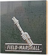 Heskin Vintage Rally.  Field Marshall Logo. Wood Print