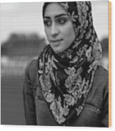 Hijabi Portraits Wood Print