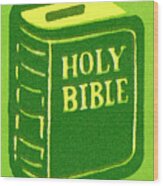 Holy Bible Wood Print