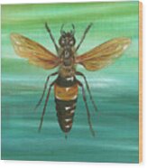 Honey Bee Wood Print