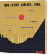 Hot Springs N. P. M Series Wood Print