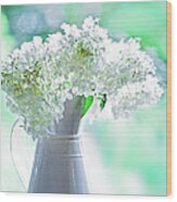 Hydrangea Paniculata Flower Wood Print