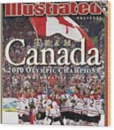 Ice Hockey, 2010 Winter Olympics Sports Illustrated Cover Wood Print