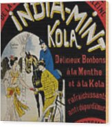 India-mint Kola Wood Print