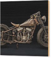 Indian Bobber Wood Print