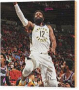 Indiana Pacers V Miami Heat Wood Print