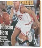 Indiana University Damon Bailey Sports Illustrated Cover Wood Print