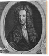 Isaac Newton Wood Print