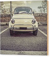 Italian Vintage Classic Car Wood Print