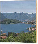 Italy, Lombardy, Lake Como Wood Print