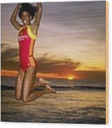 Jackie Joyner-kersee Wood Print