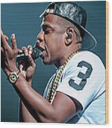 Jay Z Performs At O2 Arena In London Wood Print