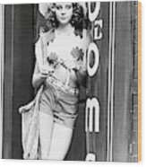 Jodie Foster In Taxi Driver -1976-. Wood Print