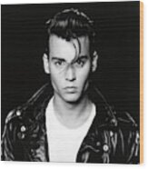 Johnny Depp In Cry-baby -1990-. Wood Print