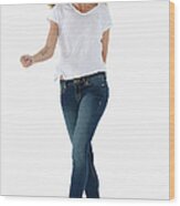 Jordache Jeans Commercial Featuring Wood Print