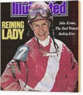 Julie Krone, Horse Racing Jockey Sports Illustrated Cover Wood Print