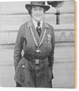 Juliette Low, Founder Of Girl Scouts Wood Print
