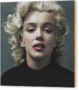 Just Marilyn Monroe Wood Print