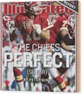 Kansas City Chiefs Qb Trent Green... Sports Illustrated Cover Wood Print