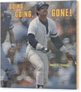 Kansas City Royals V New York Yankees Sports Illustrated Cover Wood Print