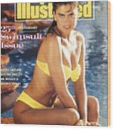 Kathy Ireland Swimsuit 1989 Sports Illustrated Cover Wood Print
