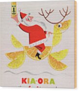 Kia-ora Wood Print