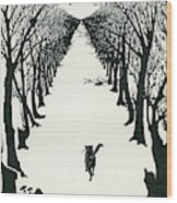 The Cat That Walked By Himself Wood Print