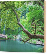 Kursunlu Waterfall Nature Park Wood Print