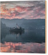 Lake Bled - Slovenia Wood Print