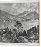 Lake George, New York State, Usa, 1877 Wood Print