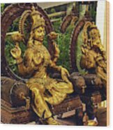 Lakshmi Ganesha Blessings Wood Print
