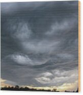 Late Afternoon Nebraska Thunderstorms 024 Wood Print