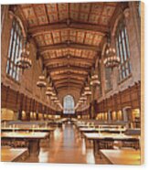 Law School Library, University Of Wood Print